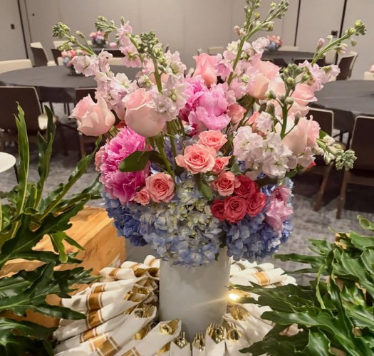 Fresh Florida-grown flowers ready for arranging