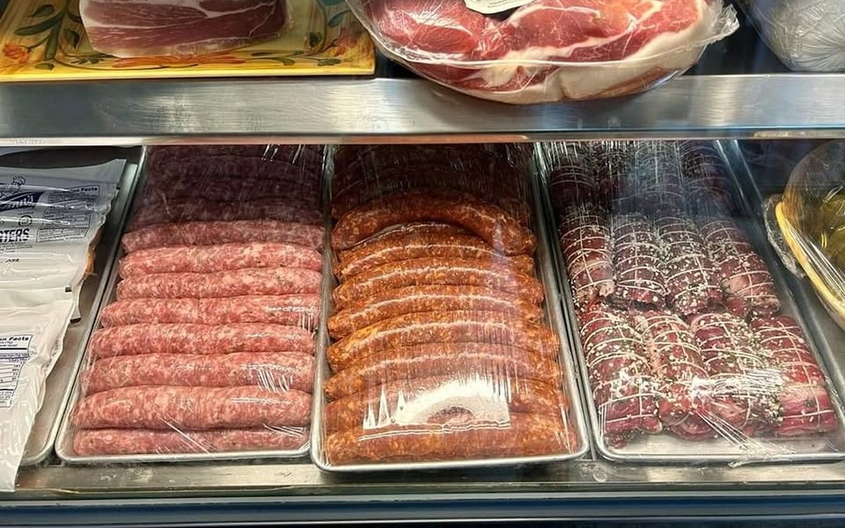 Antonio’s deli counter with fresh meats and cheeses